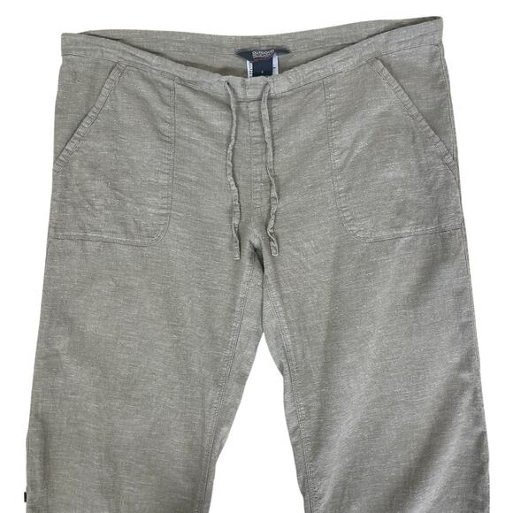 Outdoor Research Hemp Coralie Pants Roll Up Pull On Drawstring Sz 6 Sustainable - Picture 3 of 12